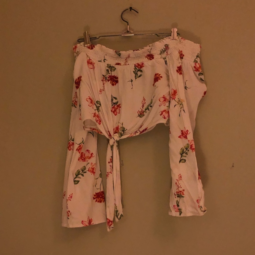 Floral Off-The-Shoulder Top